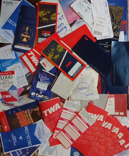 Airline Ticket Sleeves and Boarding Passes