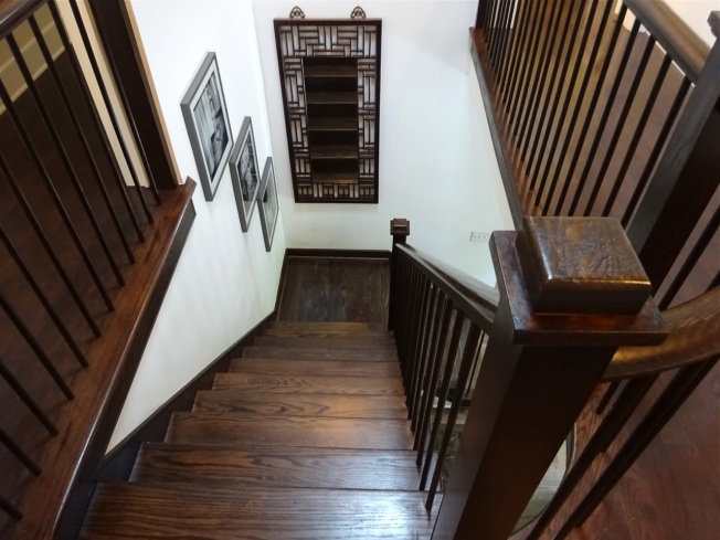 Modern Atlanta Homes Tour 2016 - Stairway in remodeled house